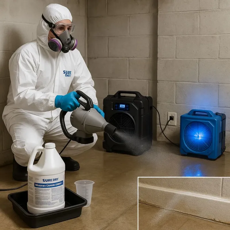 Sanitization and Odor Removal process in Pantops, VA
