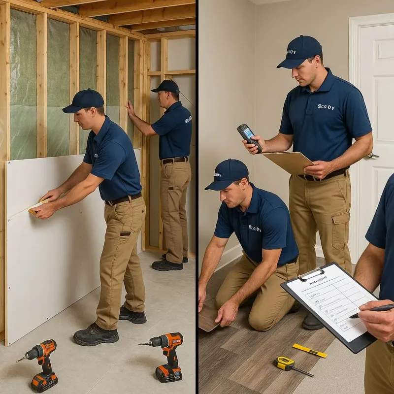Repairs and Reconstruction process in Pantops, VA